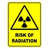 Risk Of Radiation Sign